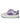 LAVENDER SNEAKERS WITH PURPLE LIGHTNING BOLT HIGH ROUND TOE DESIGN