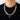 LAYERED PEARL AND CHAIN NECKLACE WITH CROSS PENDANT - UNISEX REFLECTIVE BEAD