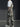 LEOPARD-PRINT DENIM OVERALLS WITH LOOSE FIT AND DENIM BELT