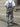 LEOPARD-PRINT DENIM OVERALLS WITH LOOSE FIT AND DENIM BELT