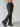 LEOPARD PRINT FLARED PANTS WITH MID ELASTICITY CLOTHING FEATURE