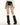 LEOPARD TRIM DENIM MINI SKIRT Y2K-INSPIRED