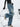 LIGHT BLUE DENIM BOYFRIEND FIT JEANS COTTON BLEND
