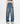 LIGHT BLUE DENIM BOYFRIEND FIT JEANS COTTON BLEND