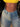 LIGHT BLUE FLARED JEANS WITH HIGH WAIST STYLING