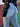 LIGHT BLUE FLARED JEANS WITH HIGH WAIST STYLING