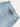 LIGHT BLUE FLARED JEANS WITH TRIBAL DESIGN AND SKINNY FIT BELT