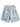 LIGHT BLUE GRAPHIC PRINT MENS SHORTS CASUAL LOOSE FIT