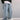 LIGHT BLUE JEANS WITH BLACK CROSS DESIGNS - COMFORTABLE COTTON FIT