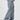 LIGHT BLUE LOOSE FIT CROSS PATCH JEANS