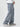 LIGHT BLUE LOOSE FIT CROSS PATCH JEANS
