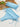 LIGHT BLUE RUCHED BIKINI SWIMSUIT SPLIT HIGH-STRETCH KNIT