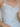 LIGHT BLUE STRIPED HALTER TOP WITH DELICATE LACE EMBELLISHED DETAILS