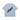LIGHT BLUE TEE SHIRT WITH STAR DESIGN - STYLISH WANTED PRINT