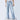 LIGHT BLUE WIDE-LEG JEANS WITH BOW DETAIL - BAGGY FIT JEANS