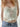 LIGHT GREEN LACE-TRIMMED CORSET TOP Y2K VINTAGE SLIM FIT