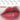 LIP RING SET WITH RED LIPS AND SILVER LIP NOSE RING