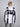 LONG-SLEEVED SHIRT BLACK AND WHITE STRIPES COLOR CONTRAST PRINT