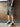 LOOSE FIT KNEE HIGH DENIM BERMUDA SHORTS