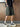 LOOSE FIT KNEE HIGH DENIM BERMUDA SHORTS