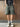 LOOSE FIT KNEE HIGH DENIM BERMUDA SHORTS