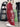 LOOSE FIT RED SWEATPANTS WITH WHITE LETTERING Y2K STYLE