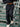 LOOSE FIT STRIPE PANTS BLACK WITH WHITE STRIPES