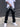 LOOSE FIT TEEN DENIM PANTS WITH REVENGE GRAPHIC