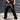 LOOSE FIT TEEN DENIM PANTS WITH REVENGE GRAPHIC