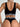 LOVE ALPHABET PANEL SWIMSUIT SEXY TWO-PIECE