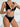 LOVE ALPHABET PANEL SWIMSUIT SEXY TWO-PIECE