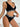 LOVE ALPHABET PANEL SWIMSUIT SEXY TWO-PIECE