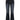 LOW-RISE FLARE JEANS IN DARK WASH - FADED LOW WAIST STYLE
