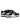 LOW-TOP SNEAKERS BLACK AND WHITE ROUND TOE DESIGN