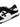 LOW-TOP SNEAKERS BLACK AND WHITE ROUND TOE DESIGN