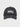 MAROON BASEBALL CAP WITH WHITE DESIGN DENIM GOTH CAP