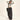 MATCHING BLACK TRACKSUITS SET WITH NECK TIGHT CROP FOR Y2K STYLE