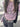 MAUVE LONG SLEEVE SHIRT WITH STAR NECKLACE FOR GRUNGE GRAPHIC STYLE