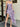 MAXI DRESS WITH ROSE ACCENTS - SHIMMERING PURPLE FOR SPECIAL OCCASIONS