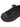 MEN'S BLACK PLATFORM SNEAKERS WITH DURABLE RUBBER OUTSOLE