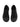 MEN'S BLACK PLATFORM SNEAKERS WITH DURABLE RUBBER OUTSOLE