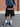 MEN'S LOOSE FIT DENIM CARGO SHORTS CASUAL KNEE HIGH