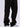BLACK JEANS WITH ORANGE GOTHIC LETTERING REGULAR FIT CONTOUR JEANS