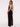 MESH PANEL DRESS LONG LENGTH BLACK SUMMER GOWN