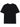 METAL LETTERING BLACK T-SHIRT SHORT SLEEVE CREW