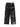 MID WAIST BLACK GRAFFITI-STYLE JEANS LONG PANTS COTTON BLEND