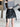 MINI SKIRT BLACK FAUX LEATHER FASHION