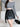 MINI SKIRT BLACK FAUX LEATHER FASHION