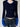 NAVY AND BLUE LONG-SLEEVED TOP WITH COLOR BLOCK DESIGN