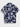 NAVY BLUE FLORAL SHORT-SLEEVE SHIRT URBAN STYLE GRAPHIC T-SHIRT - T-Shirt Streetwear | Sweetheart Supplies